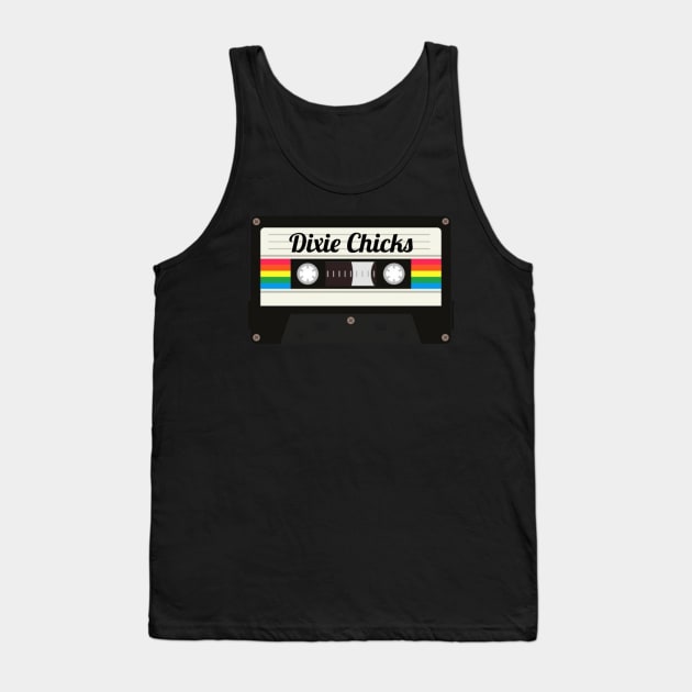 Dixie Chicks / Cassette Tape Style Tank Top by GengluStore